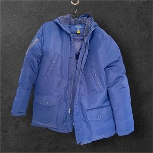 Polo by Ralph Lauren Men's Blue Puffer Jacket